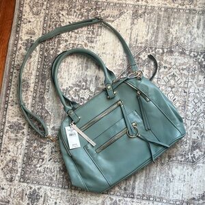 Stylish Teal Satchel Bag